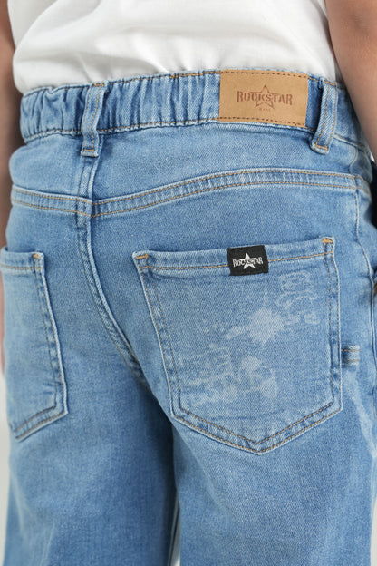 Light blue Straight jeans
