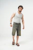 Brown Tinted Denim Jorts