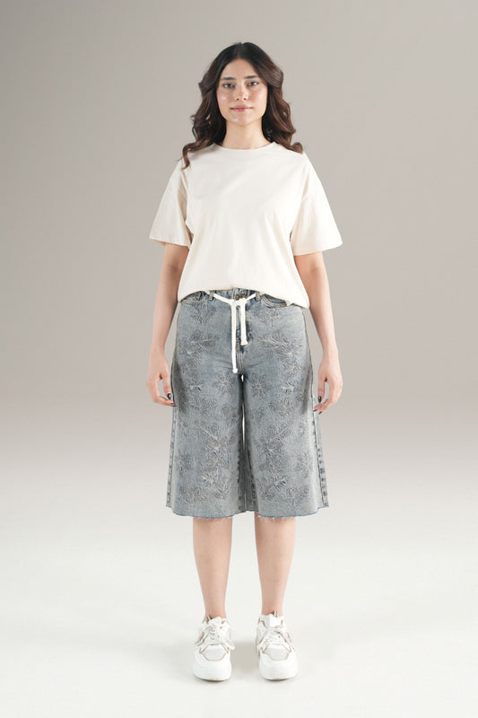 Metallic  Acid Jorts