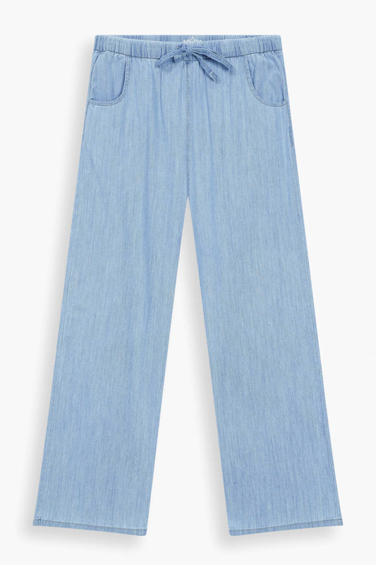 High Rise Wide Leg Trouser Jeans Light Blue