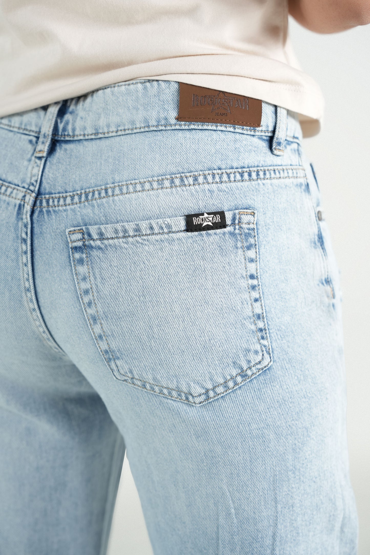 Vintage Repair Wide Leg Jeans