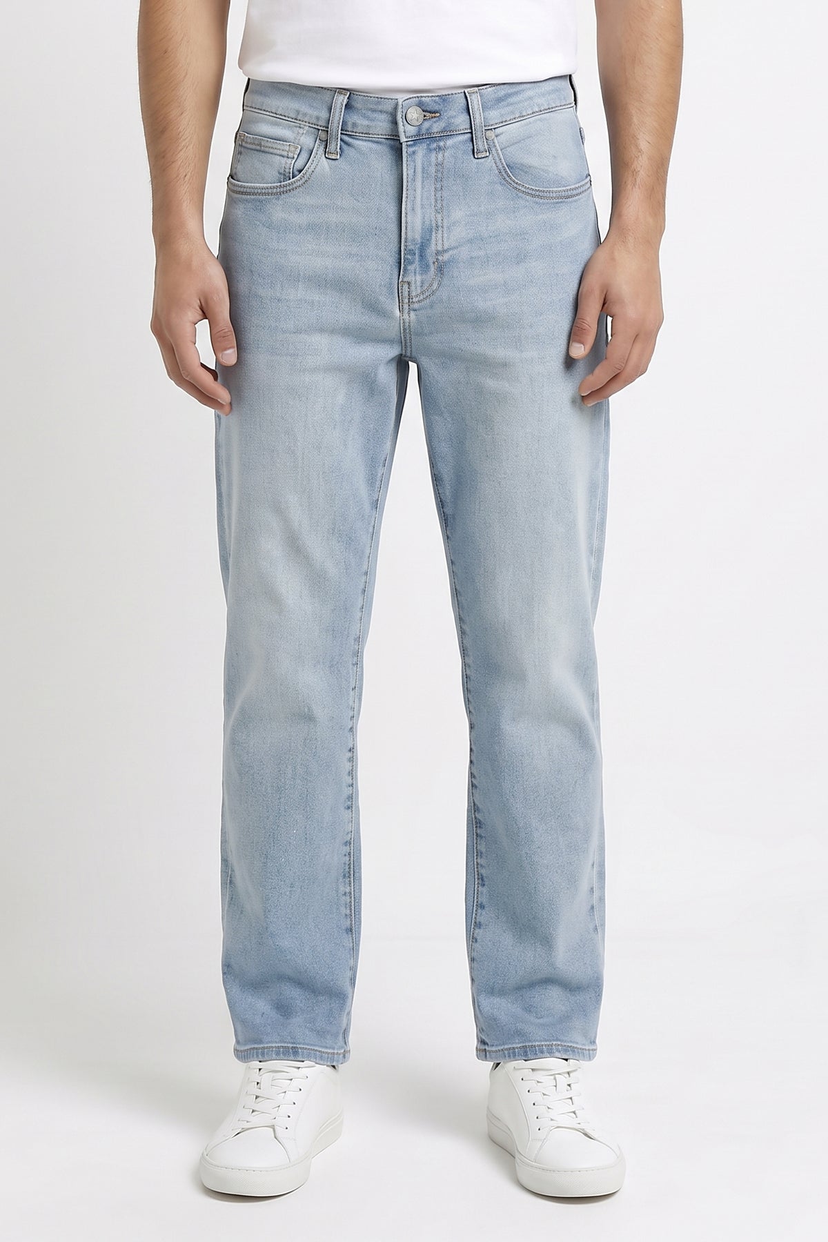 Slim Straight Fit Jeans Light Blue