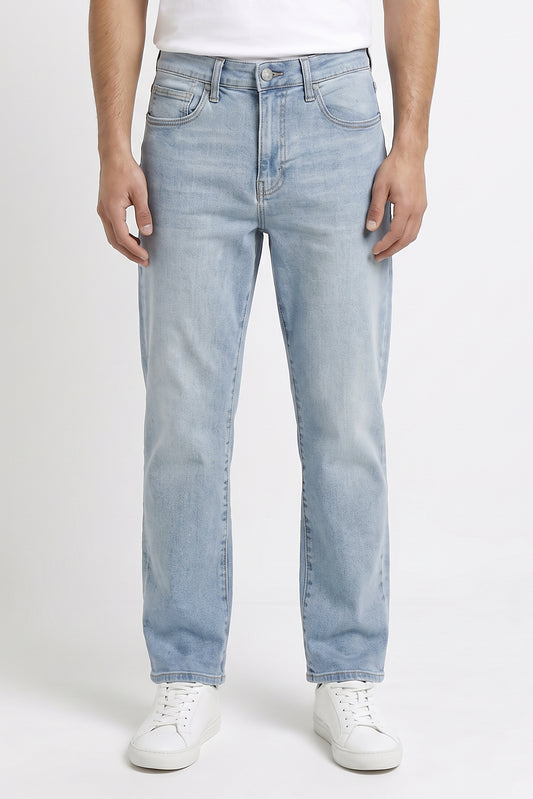 Slim Straight Fit Jeans Light Blue