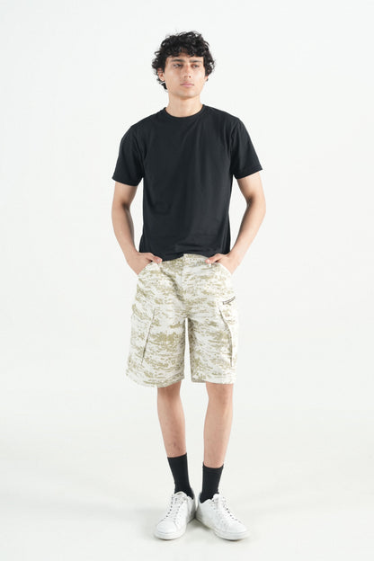 Grid Military Cargo Shorts