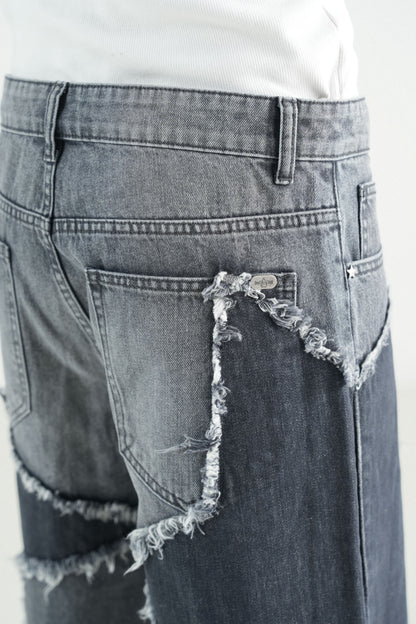 Star Dark  Patch Jorts