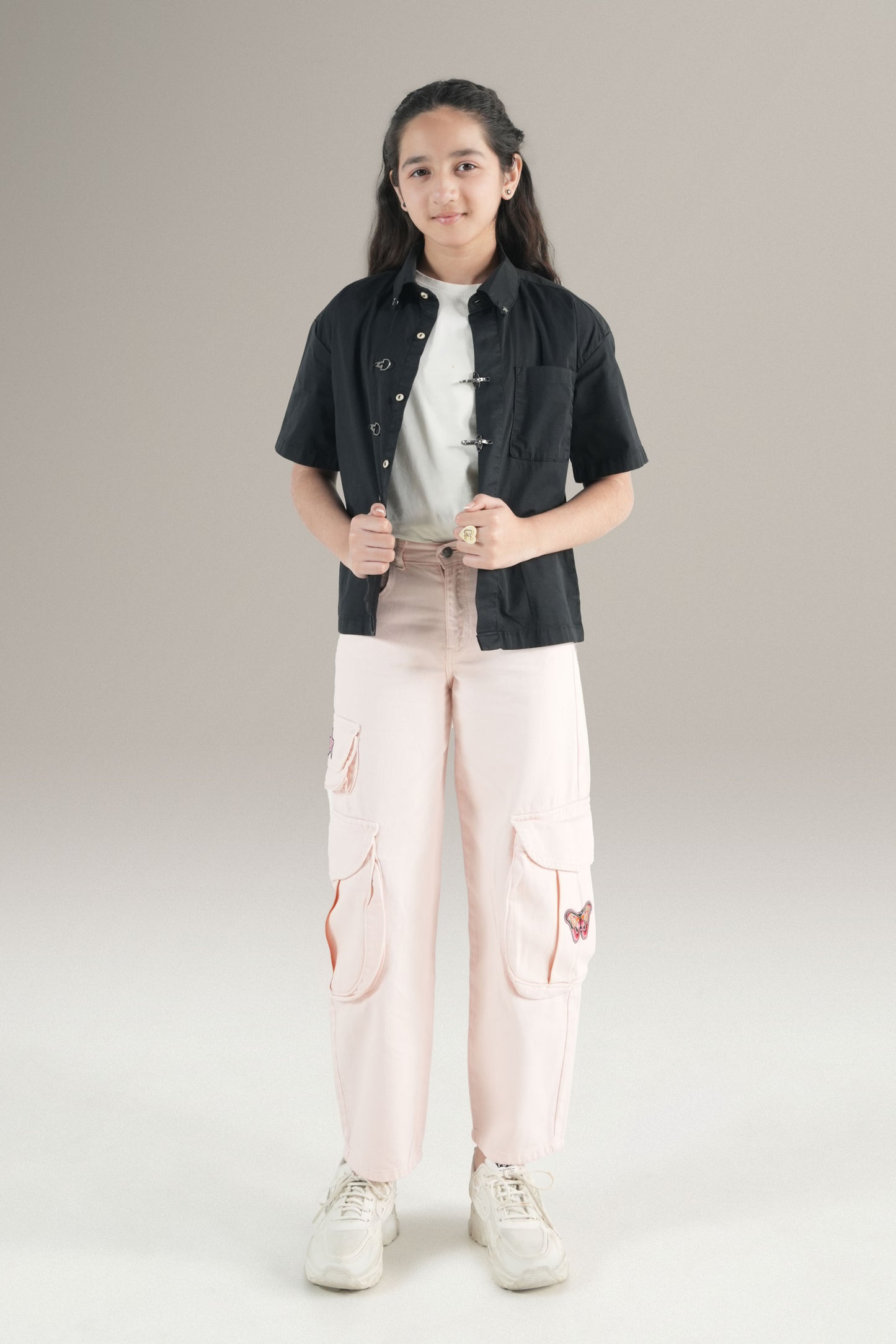 Black Iron Clasp Shirt