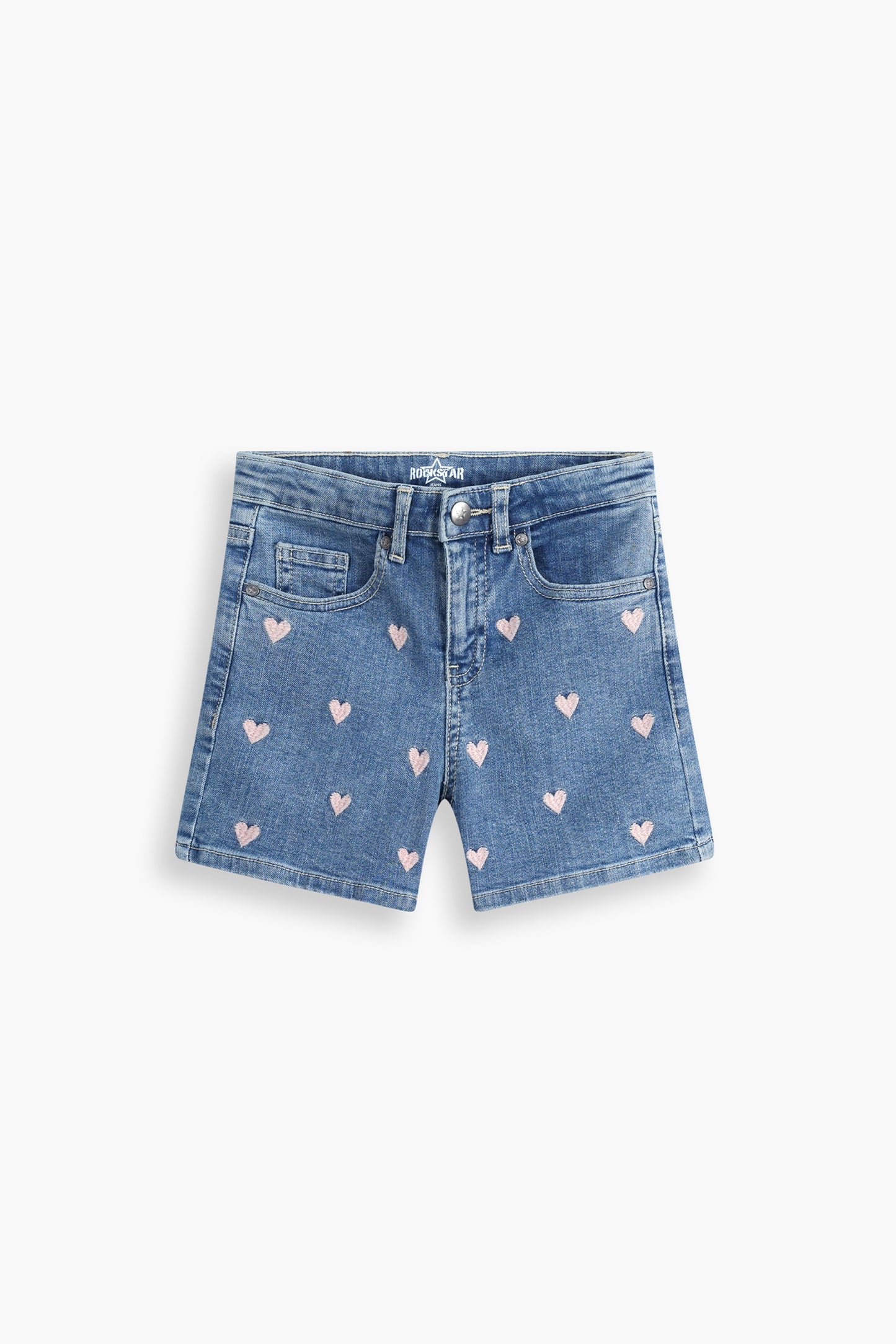 Heart Embroidery Shorts