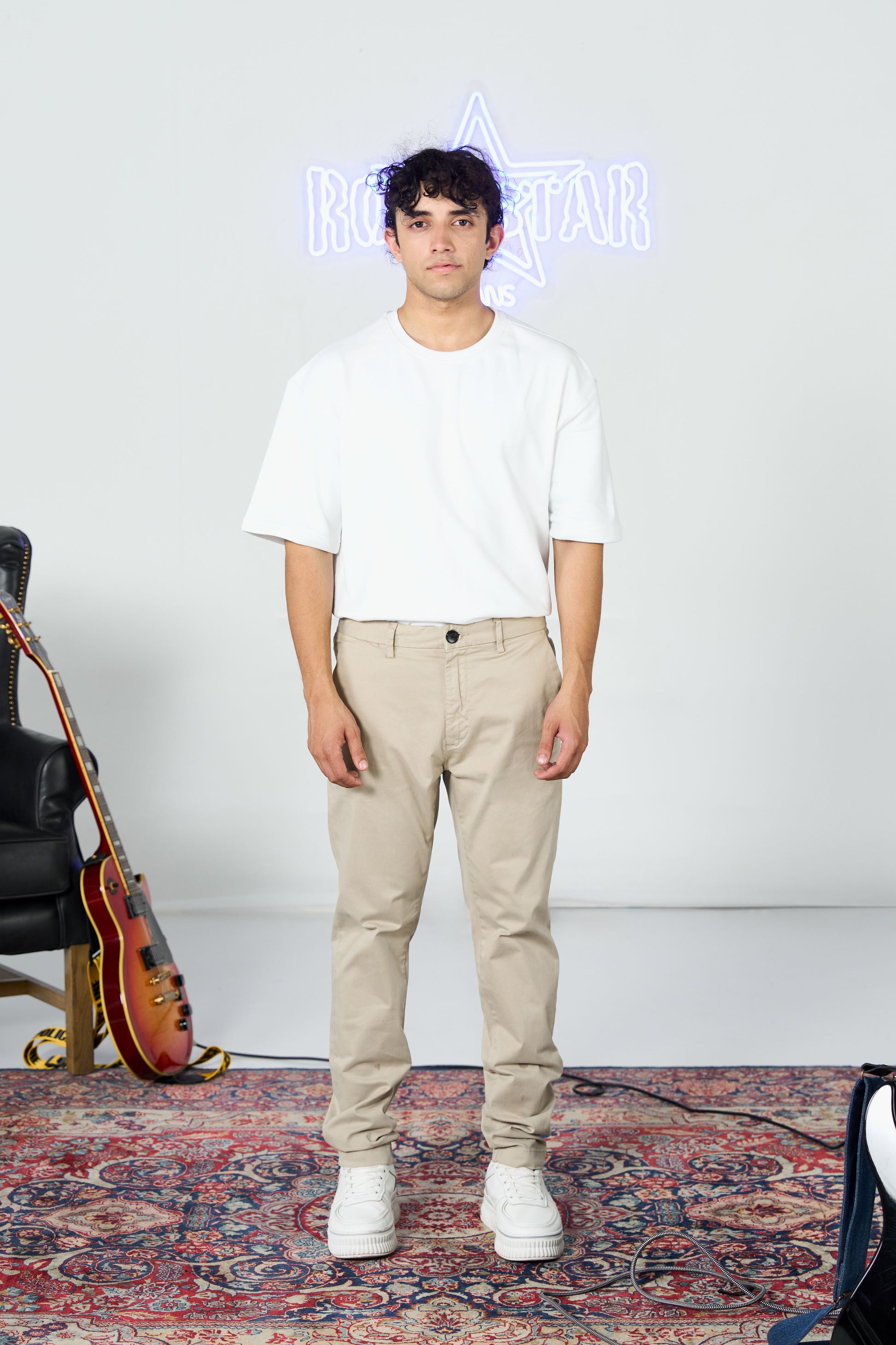 Slim Khaki Chinos shop at Rockstar Jeans