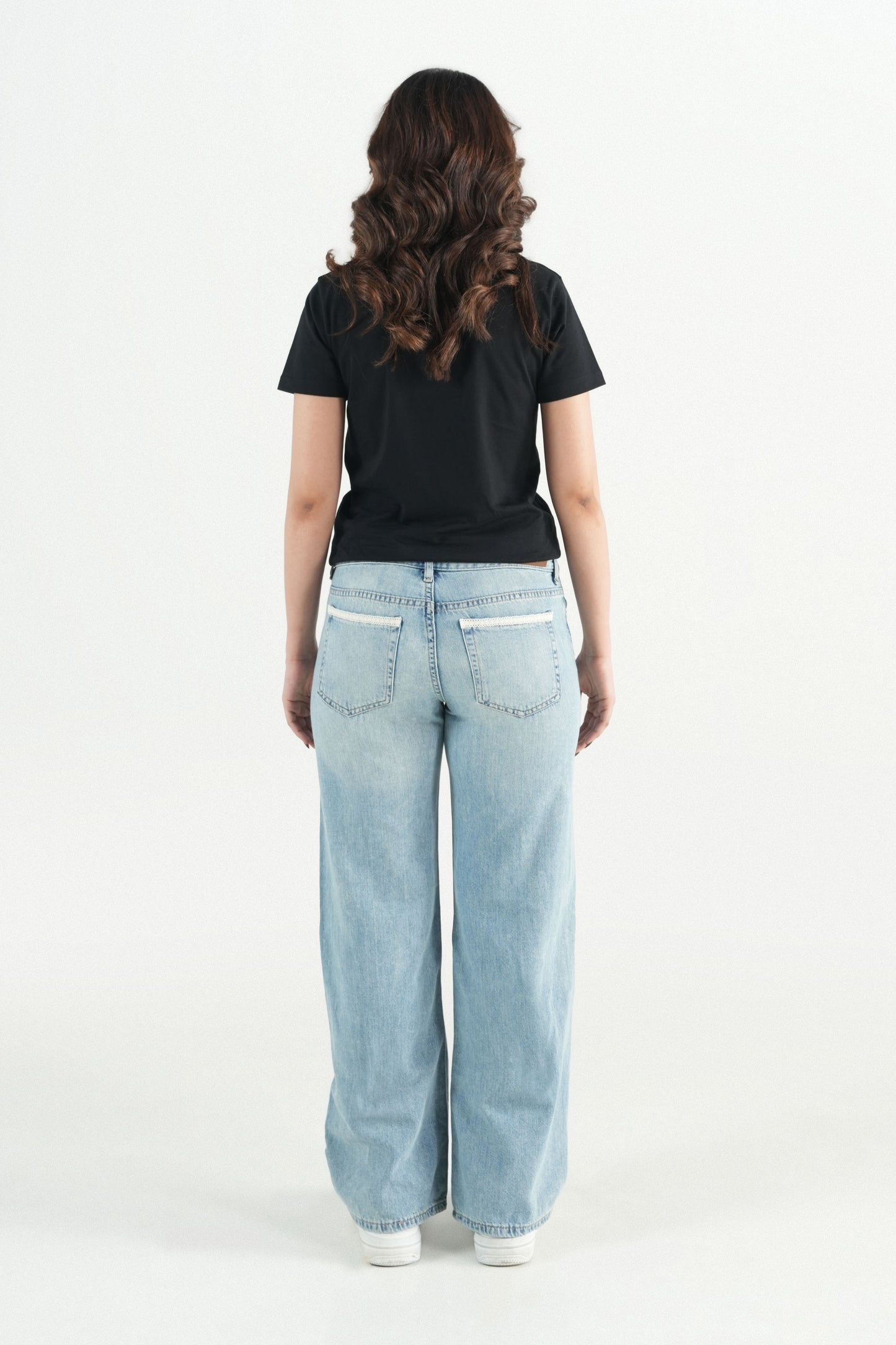 Vintage Wide-Leg With Lace