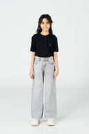 Grey Wide Leg