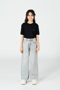 Grey Wide Leg