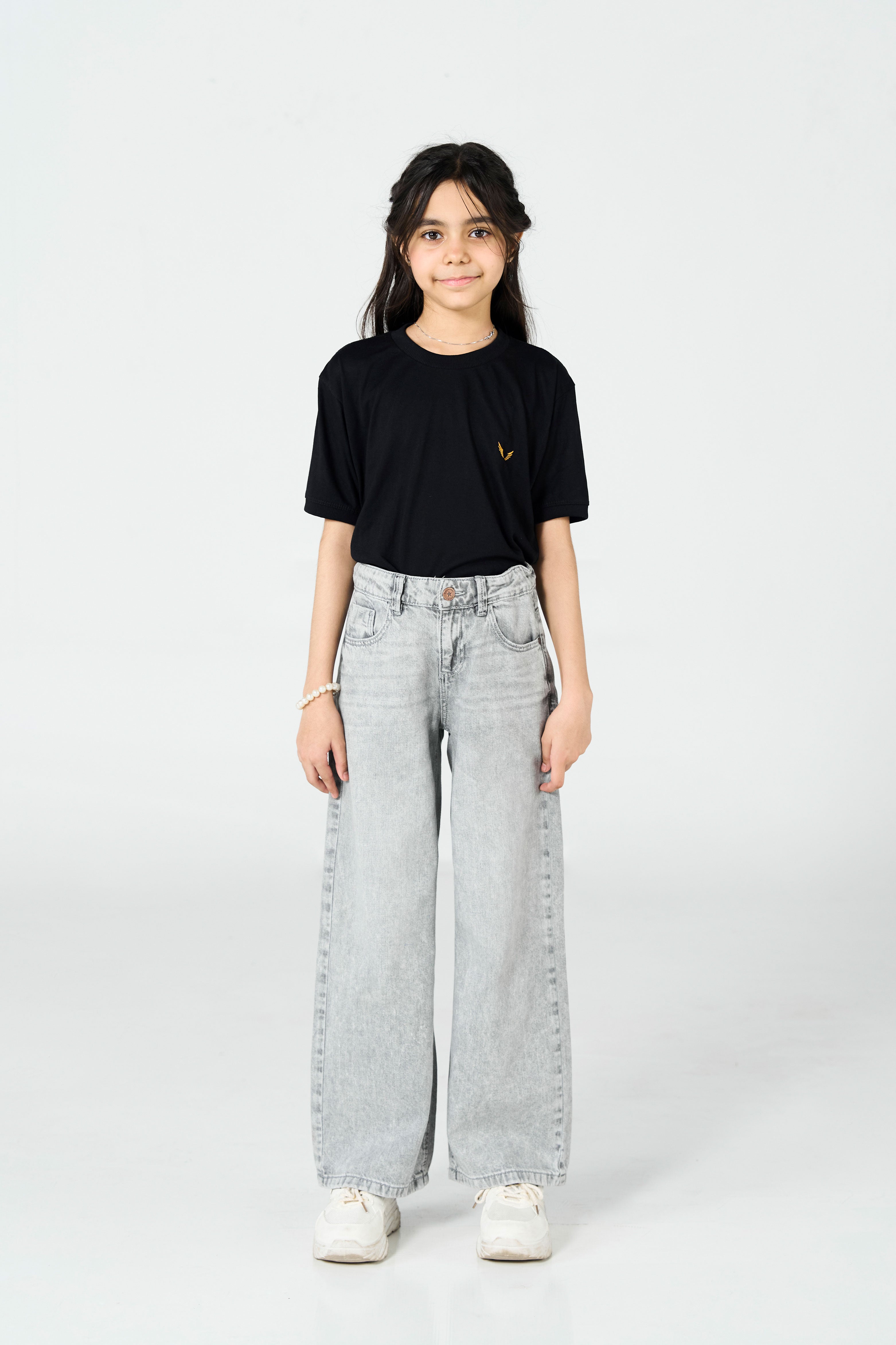 Grey Wide Leg