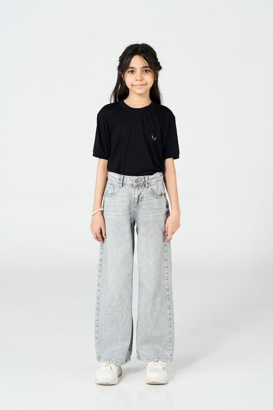Grey Wide Leg shop at Rockstar Jeans