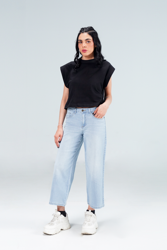 Reverie Palazzo Light Blue shop at Rockstar Jeans