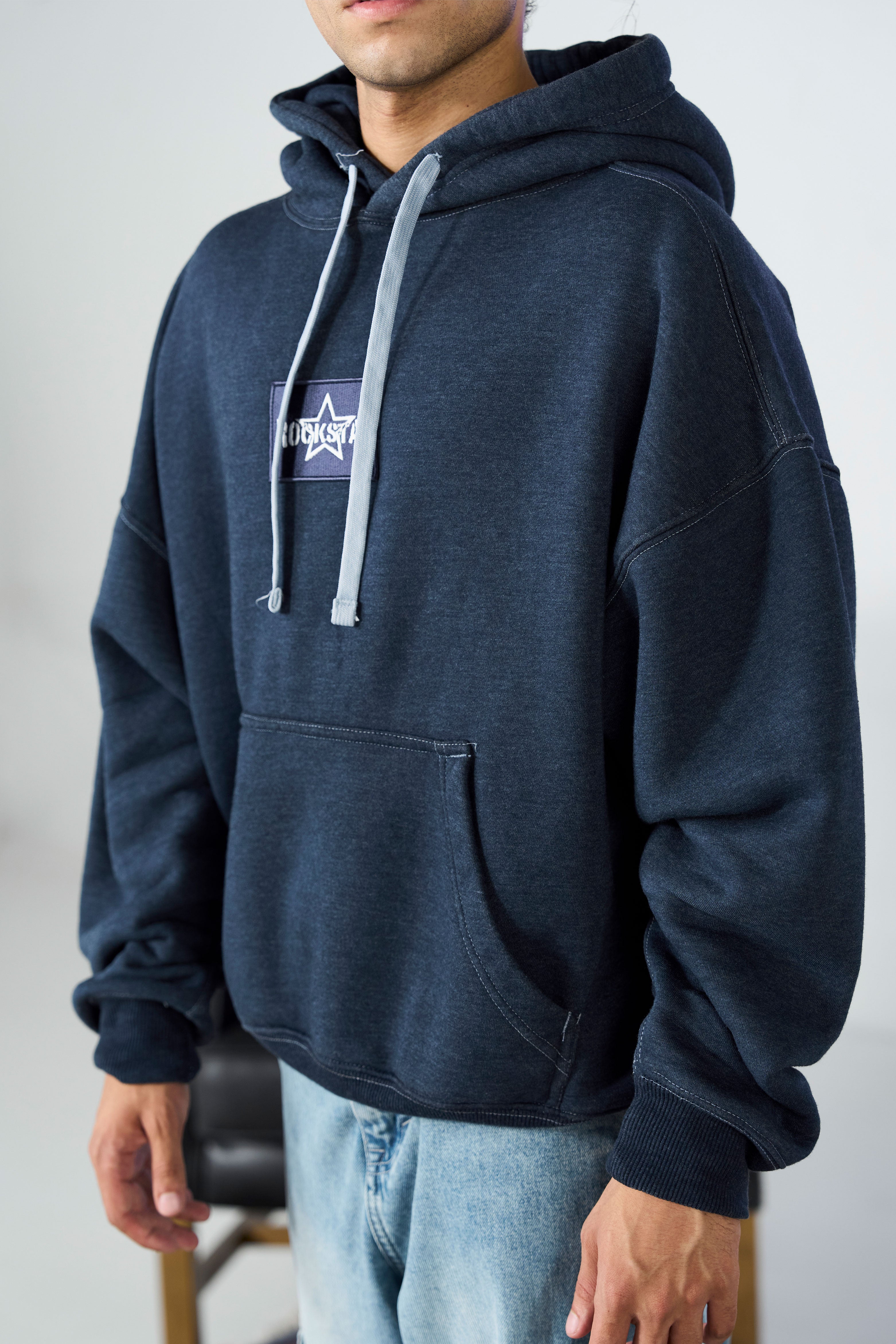 Baggy Blue Hoodie