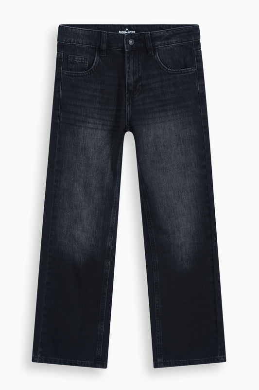 Loose Straight Fit Jeans Black