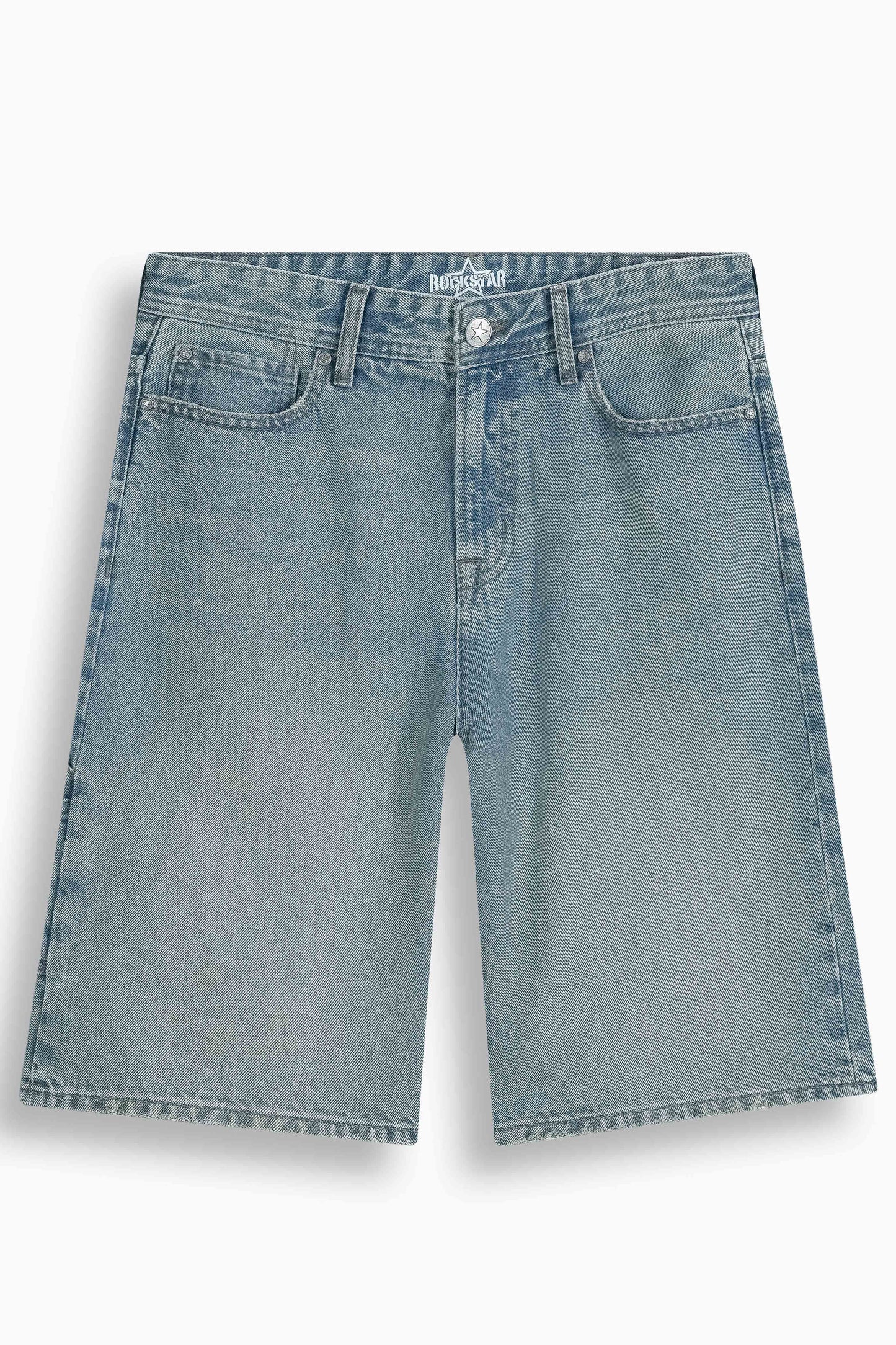 Baggy Denim Carpenter Shorts Tinted