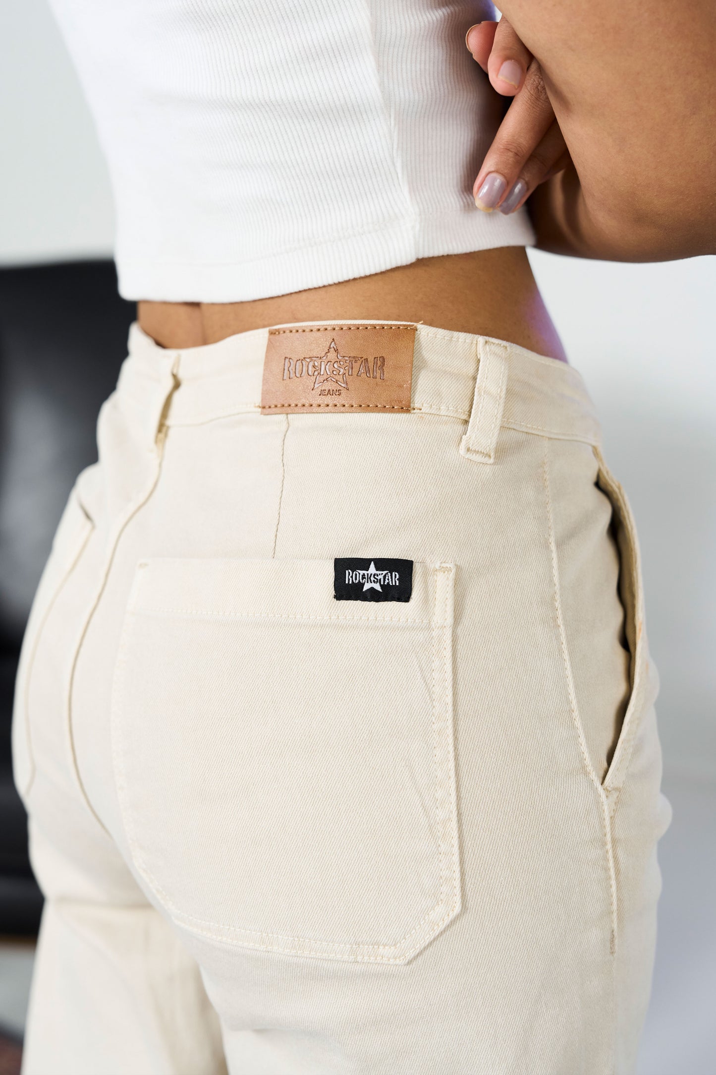 Light Beige Cargo shop at Rockstar Jeans