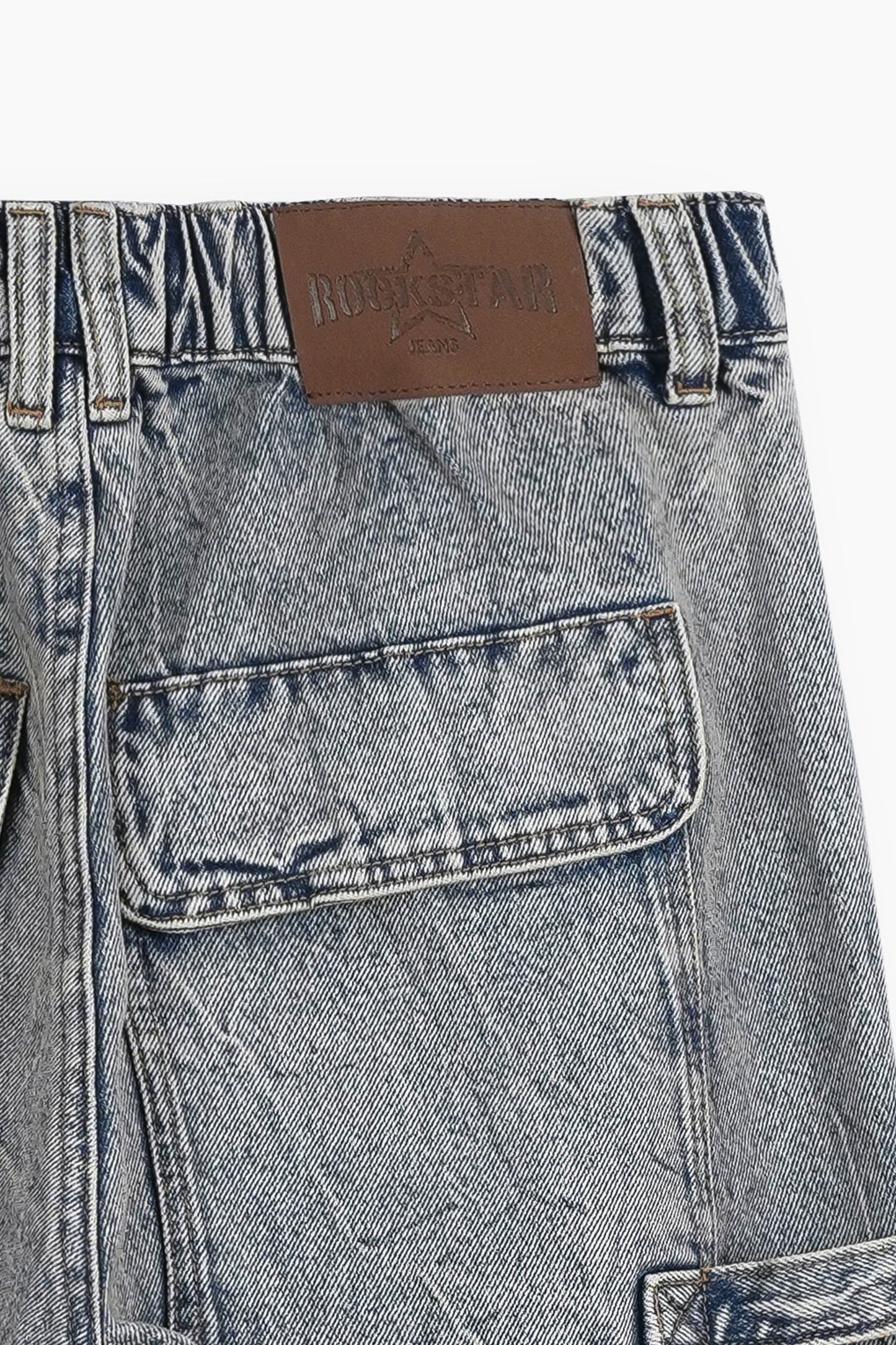 Baggy Fit Cargo Jeans Tinted