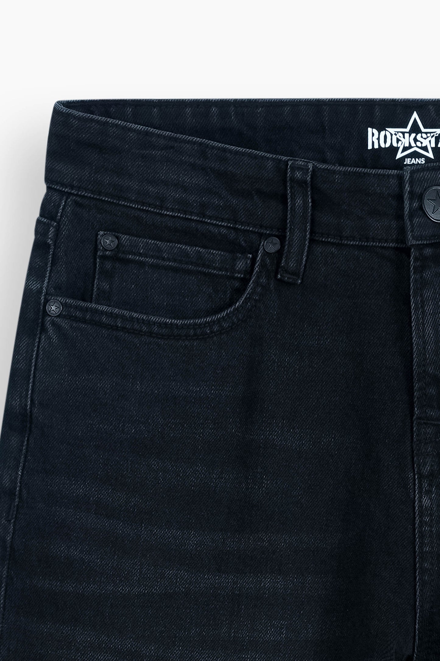 Loose Straight Fit Jeans Black