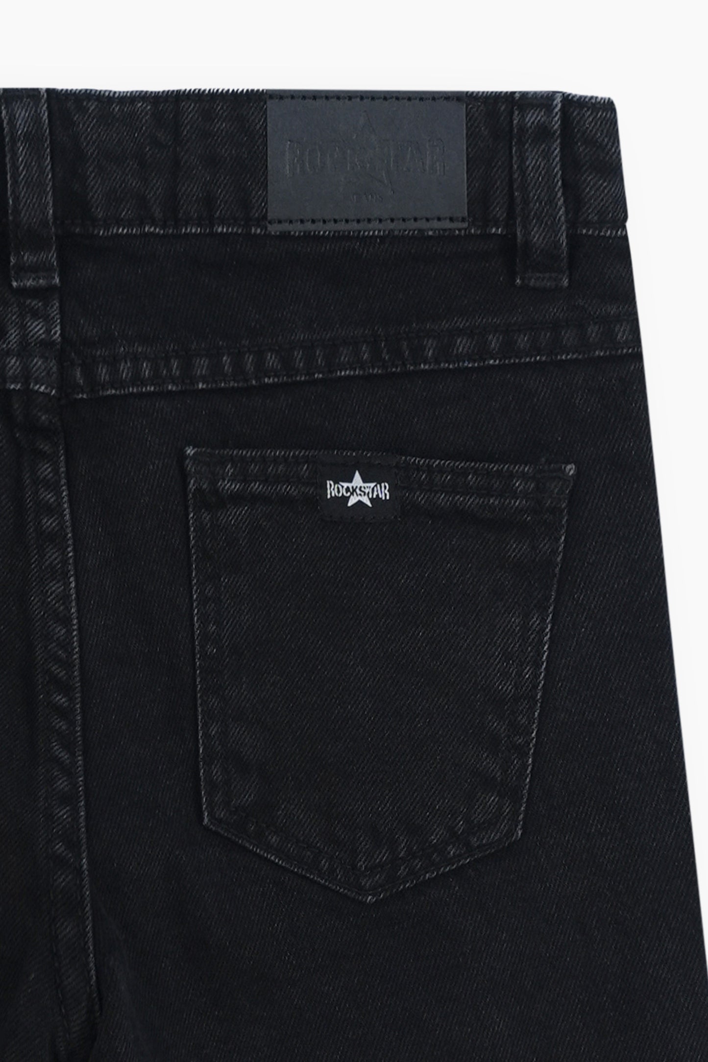 Straight Fit Rhinestones Jeans