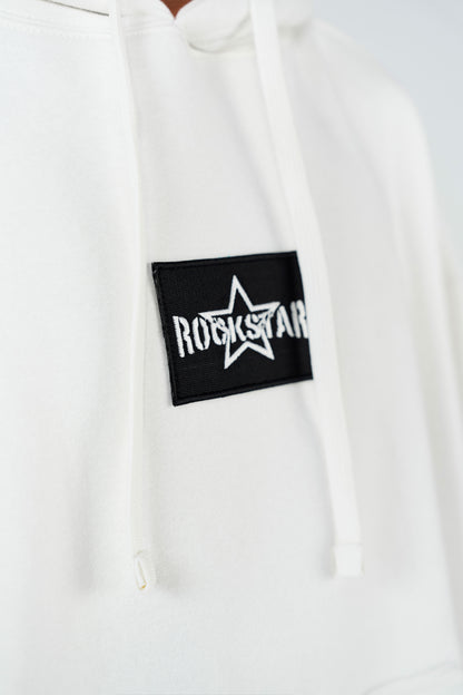 Baggy White Hoodie shop at rockstar jeans