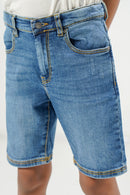 Ultra Light Blue Denim Shorts