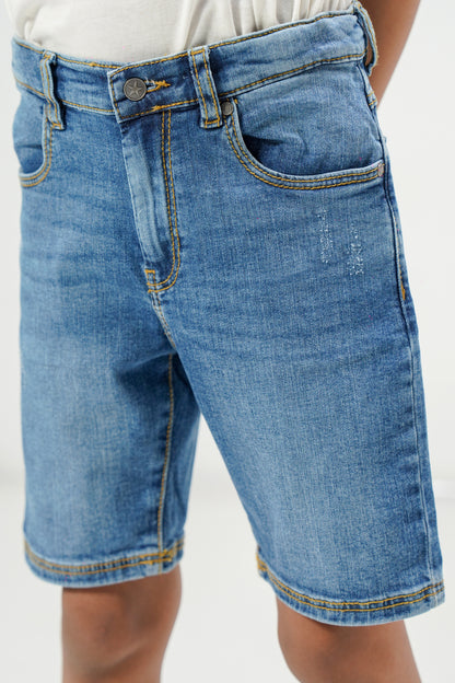 Ultra Light Blue Denim Shorts shop at Rockstar Jeans
