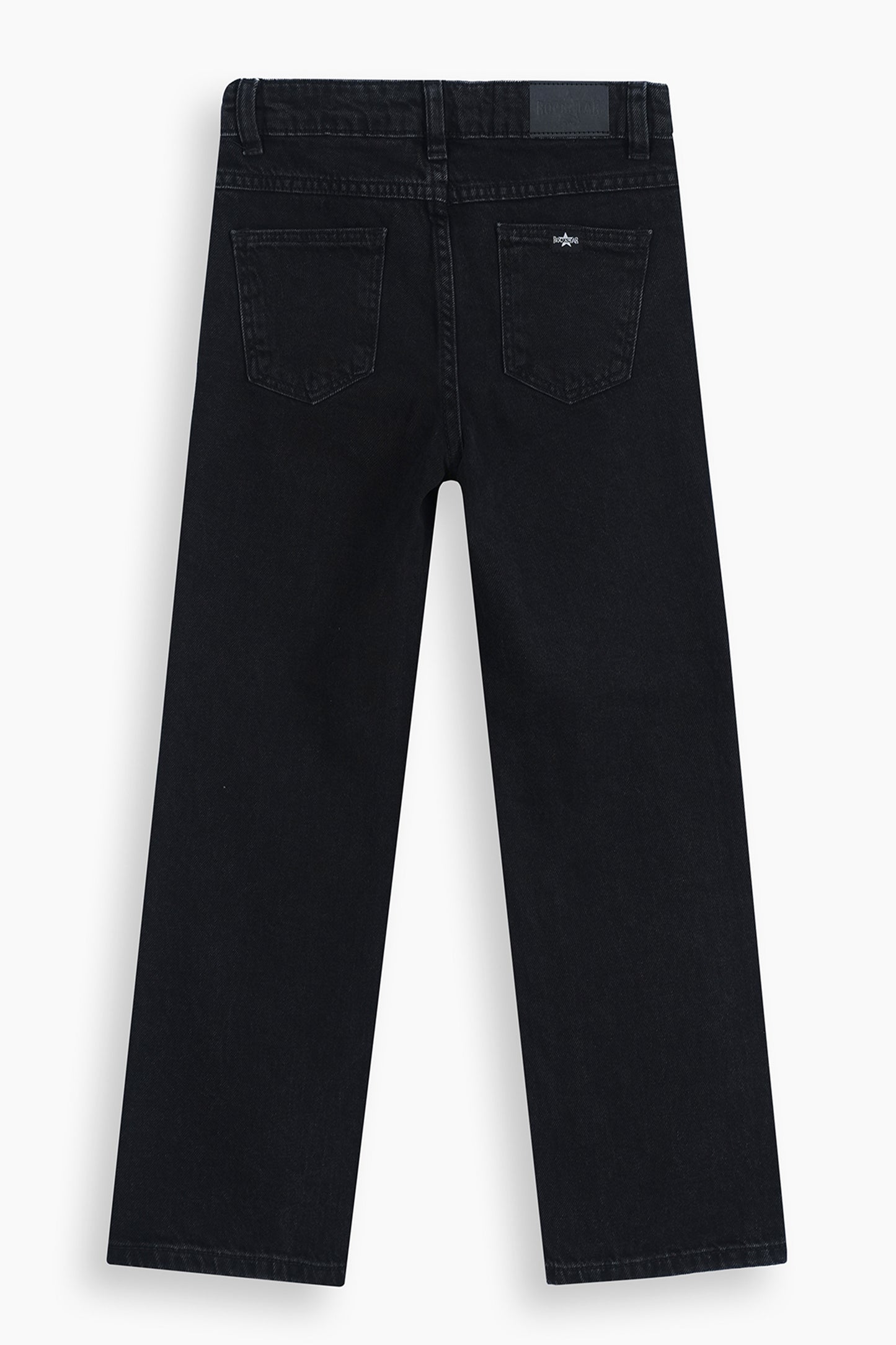 Straight Fit Rhinestones Jeans