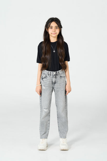 Grey Grind Straight shop at Rockstar Jeans