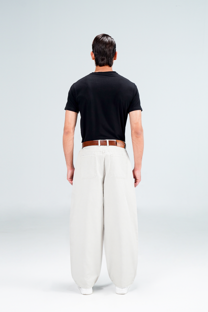 Bamboo Baloon Fit Grey Pants shop at Rockstar Jeans