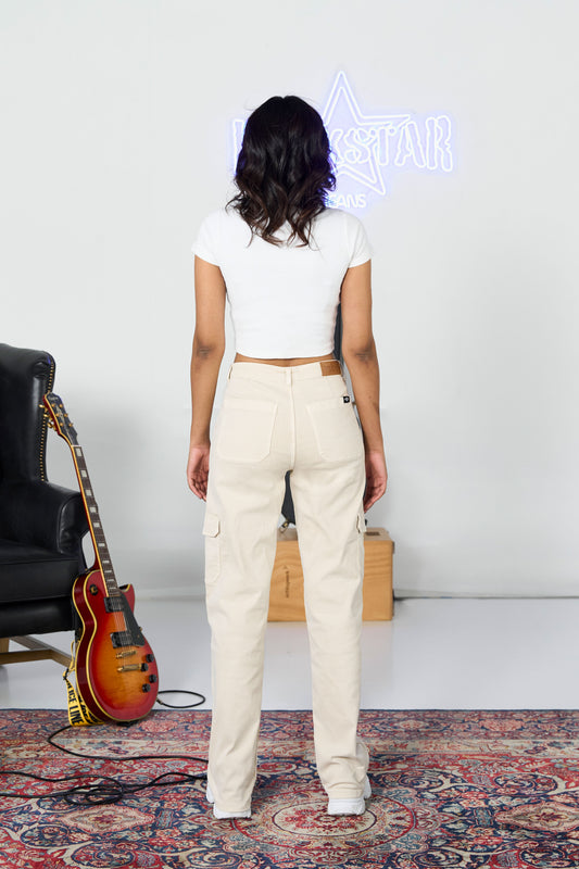 Light Beige Cargo shop at Rockstar Jeans