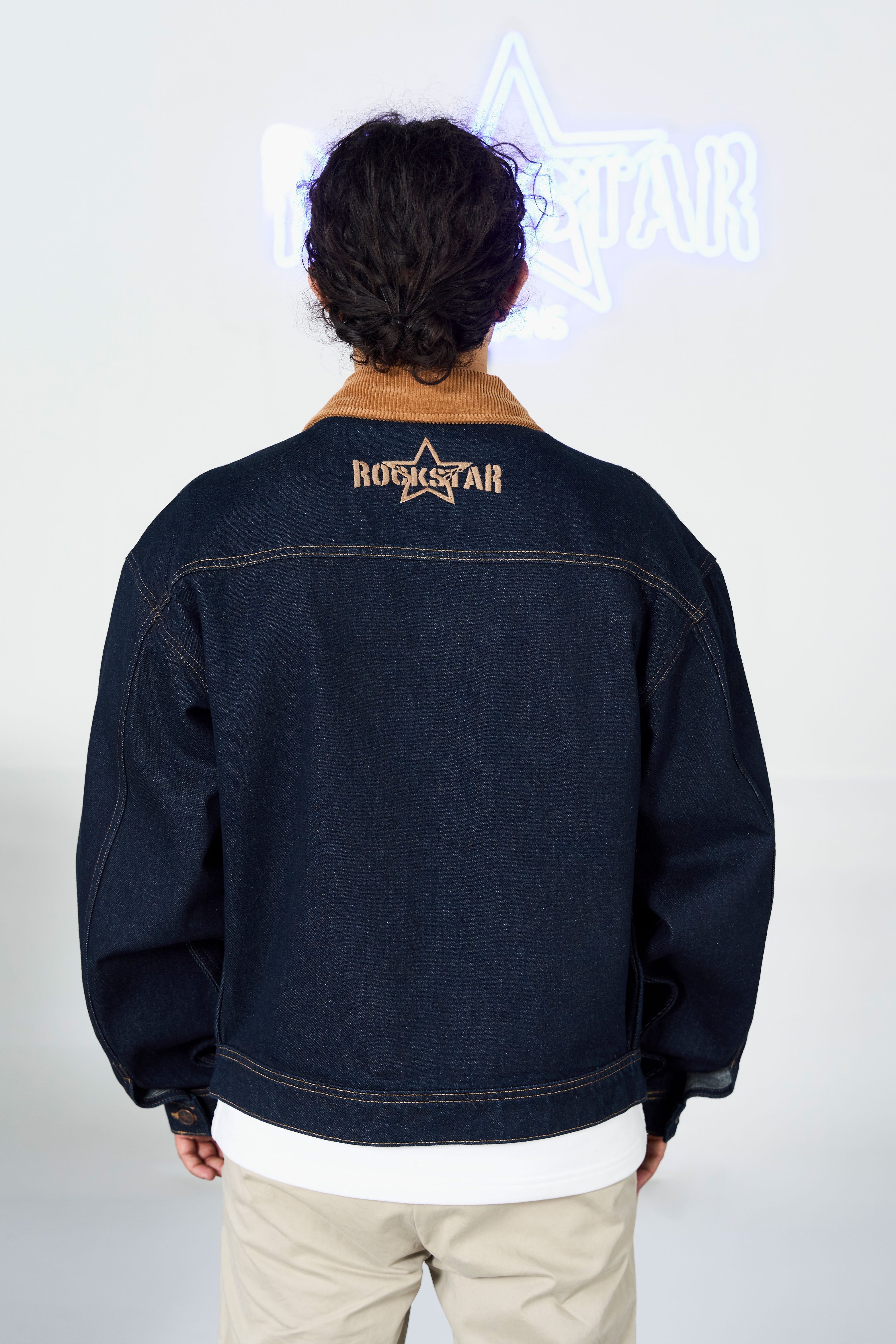 Dark Blue Bomber Jacket