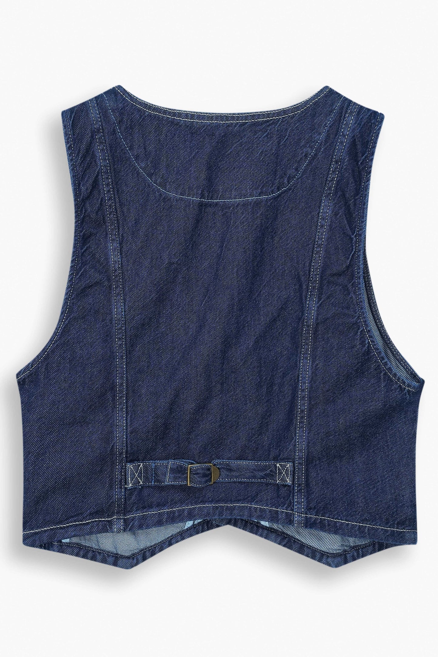 Limited Denim Vest Blue