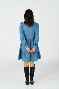 Limited Denim Dress Mid Wash