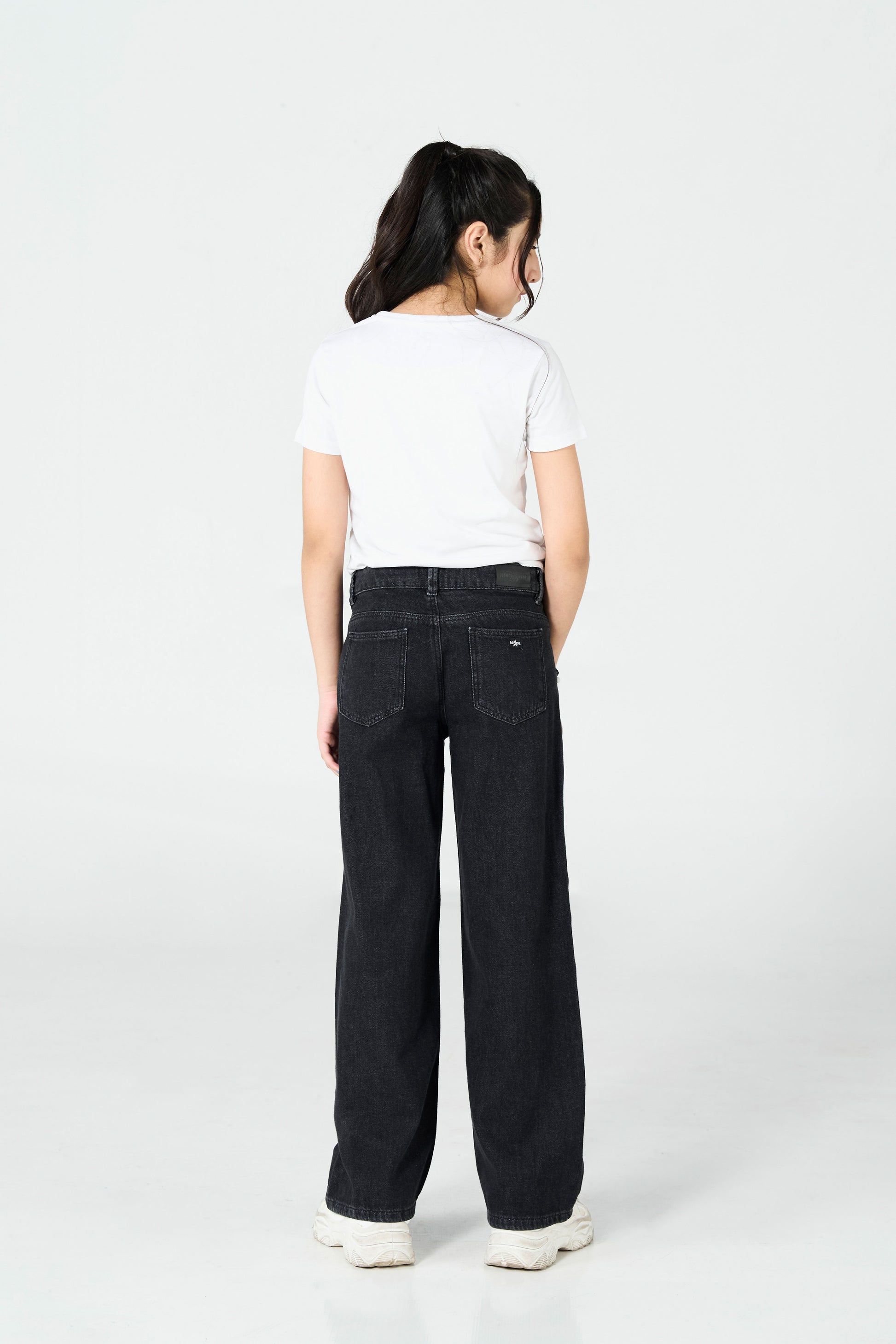 Shadow Vibe Wide Leg Jeans shop at rockstar jeans