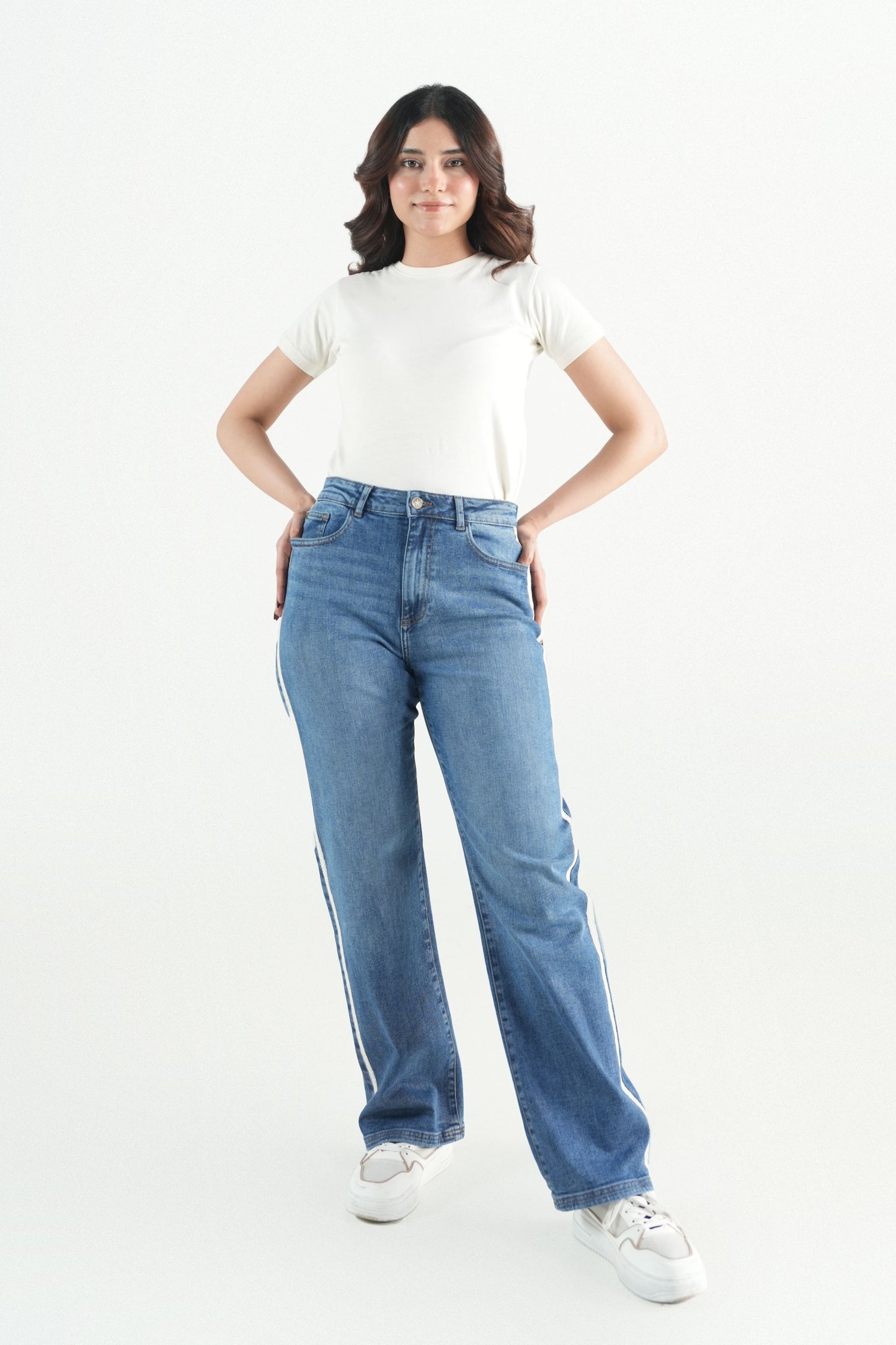 Essential Mid-Blue Denim Jeans