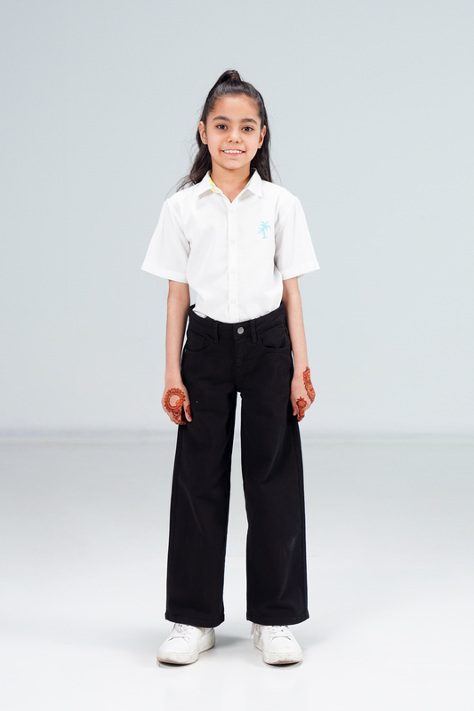 Black Wide Leg Pant shop at Rockstar Jeans