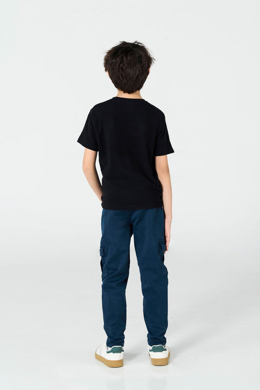 Navy Cargos shop at rockstar jeans