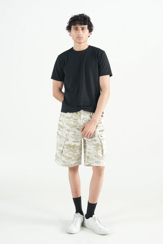 Grid Military Cargo Shorts