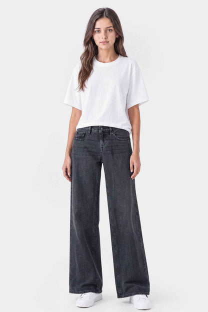 Super Low Rise Baggy Wide Leg Jeans