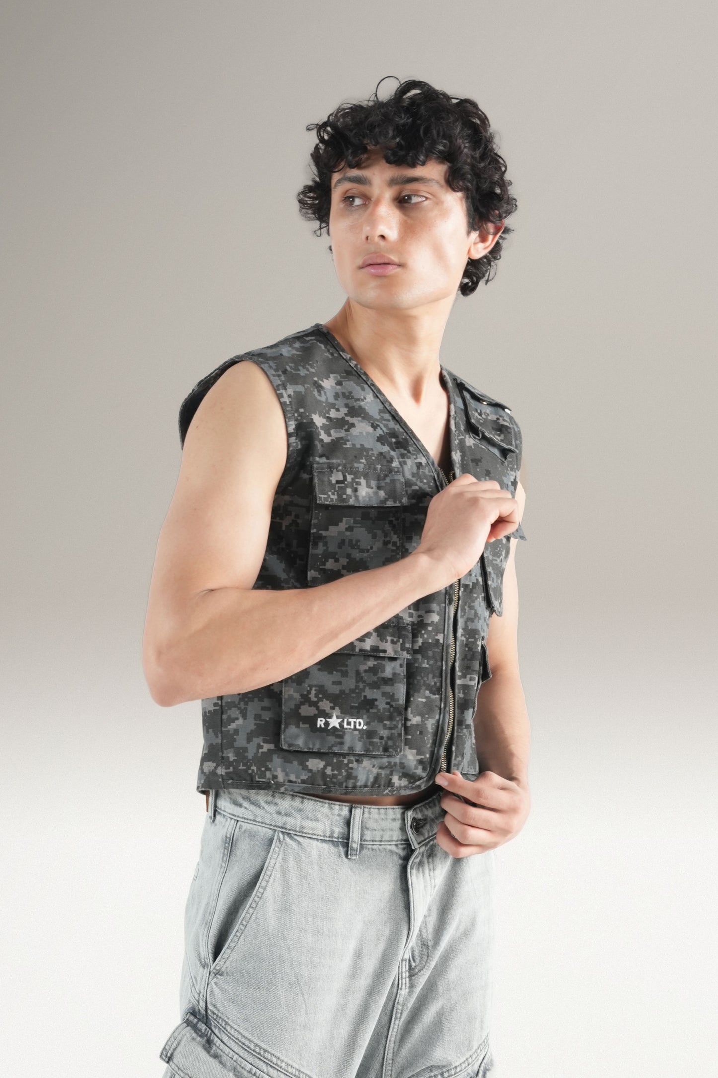 Military Grey Vest