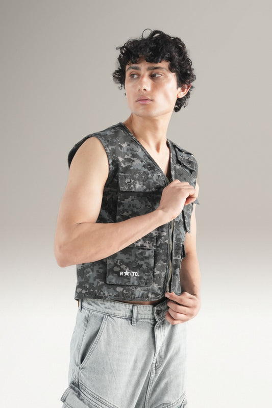 Military Grey Vest