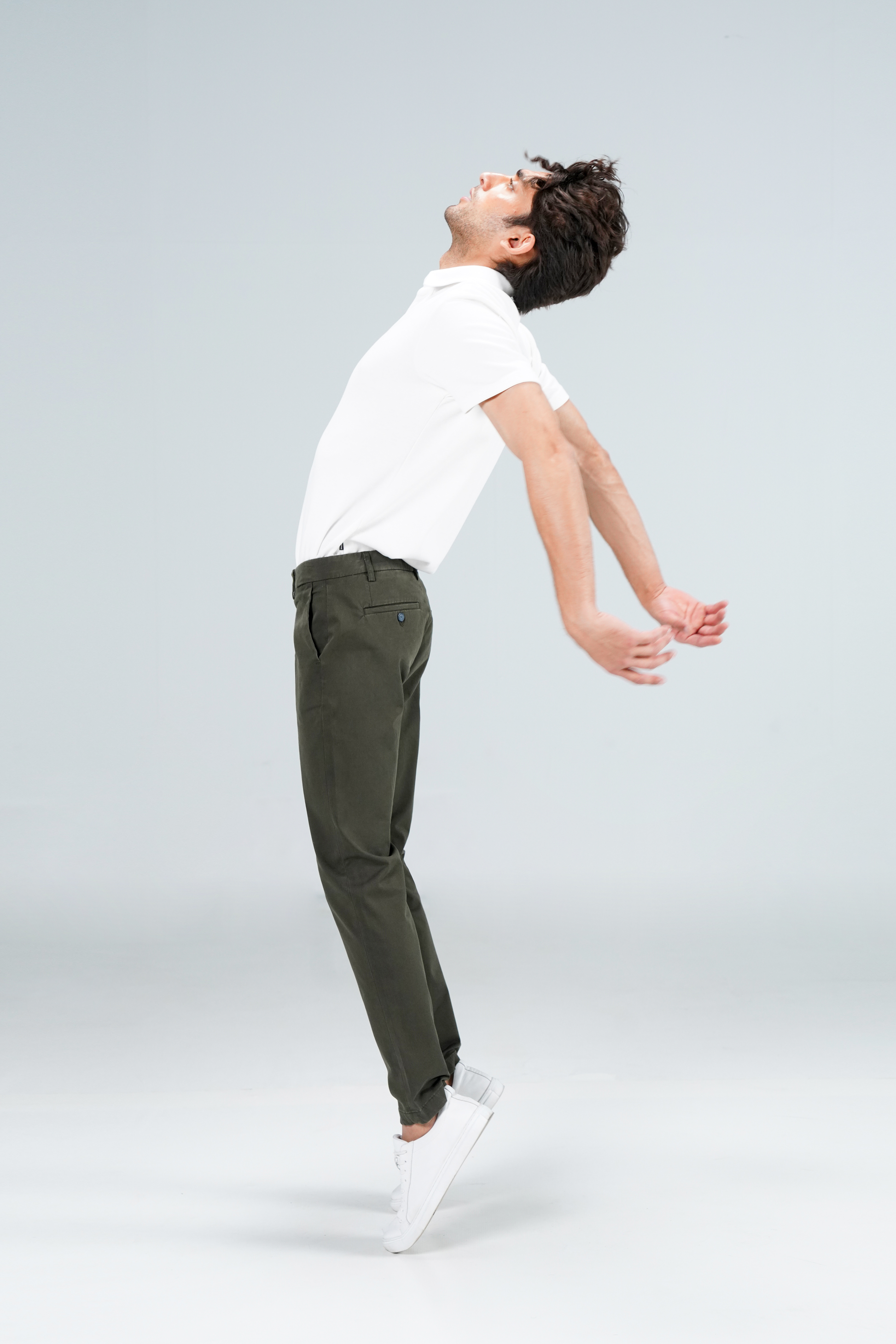 Slim Fit Chino Pant Green shop at Rockstar Jeans