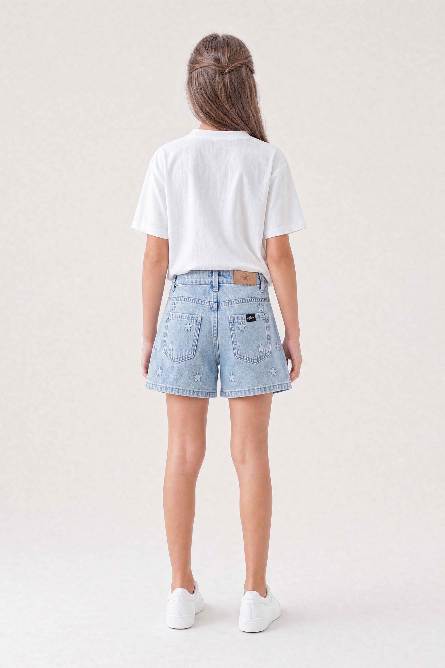 Star Embroidery Shorts