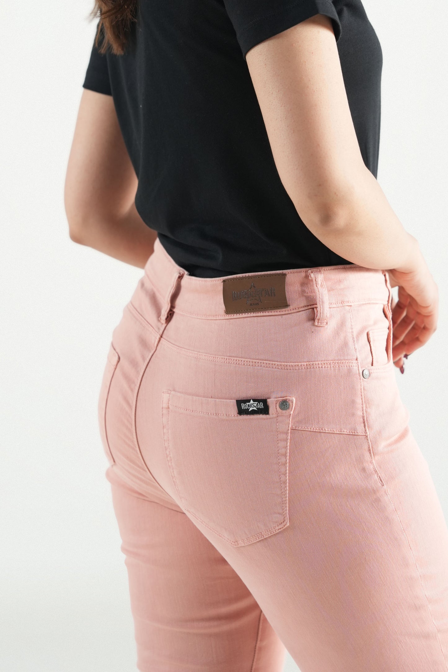 Crystal Hem Peach Pent