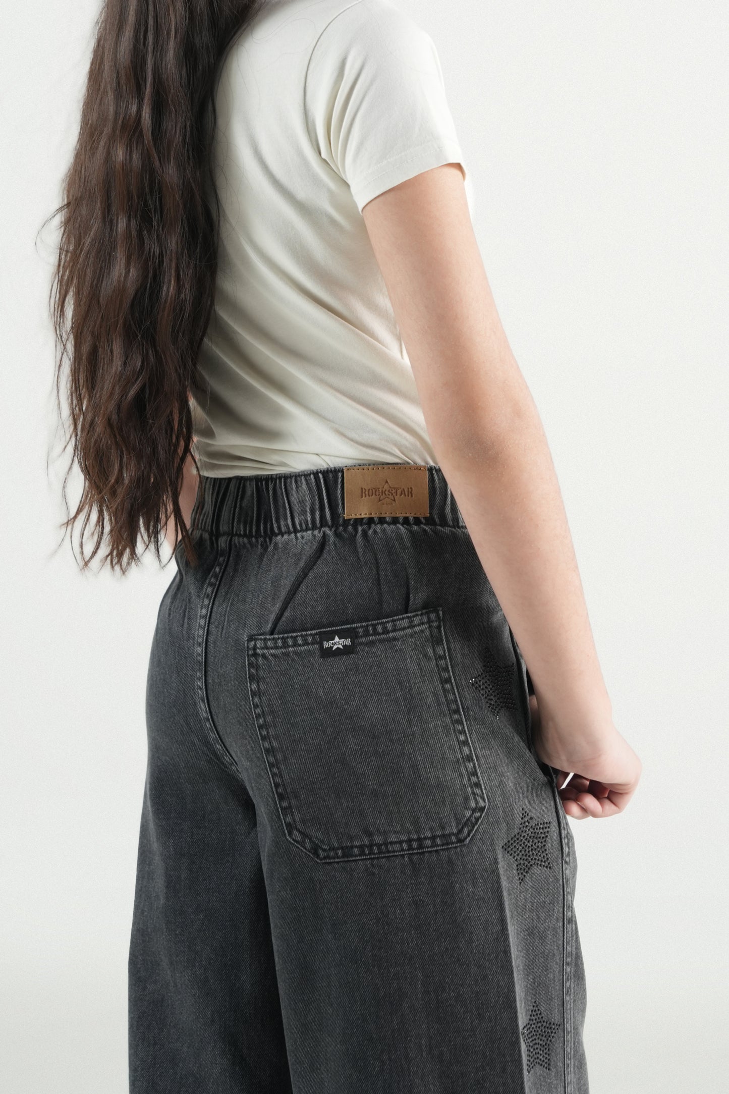 Black Star Pop Baggy Jeans