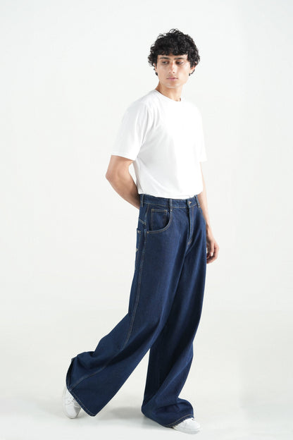 Super Baggy Jeans Dark Blue