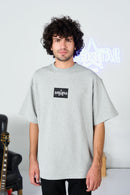 Drop Shoulder Grey Tee