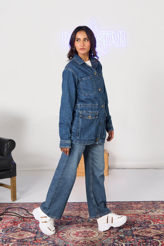 Long Denim Coat